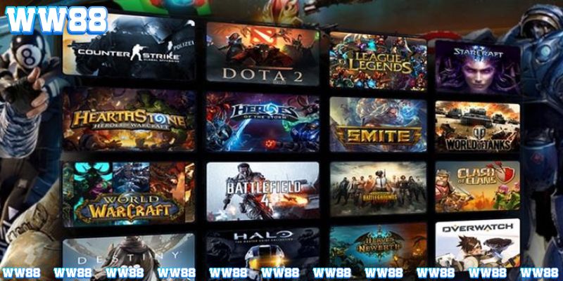 Các thể loại game esports vô cùng đa dạng 